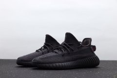 Yeezy 350V2 黑满天星 货号FU9007